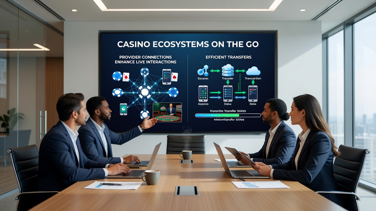 Darstellung effizienter Transfers und vernetzter Anreizstrukturen in mobilen Casino-Apps