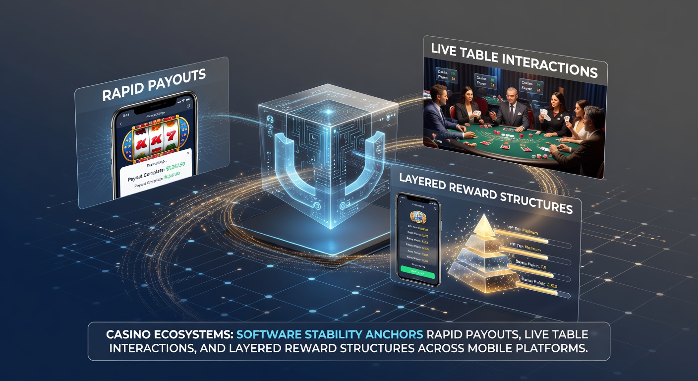 Mobile Casino Software Stabilität mit Live Tischen und Auszahlungen