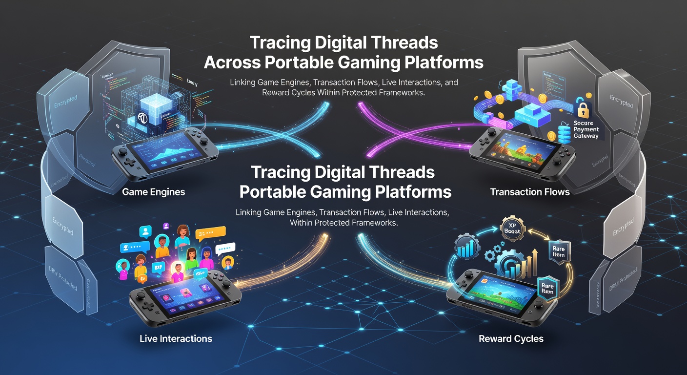 Digitale Verknüpfungen mobiler Gaming-Plattformen mit Fokus auf Engines und Transaktionsflüsse