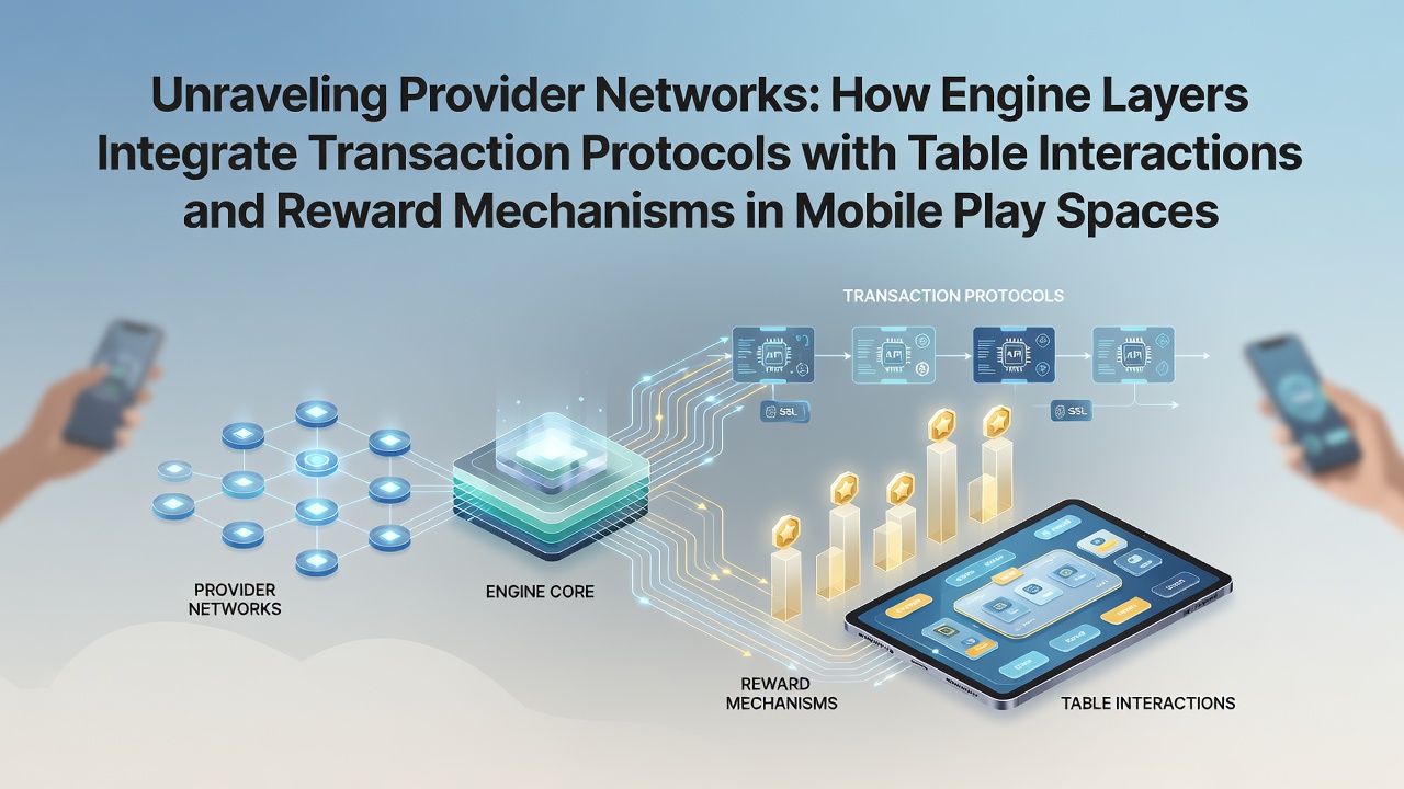 Darstellung von Anbieter-Netzwerken und Engine-Integrationen in mobilen Casino-Umgebungen